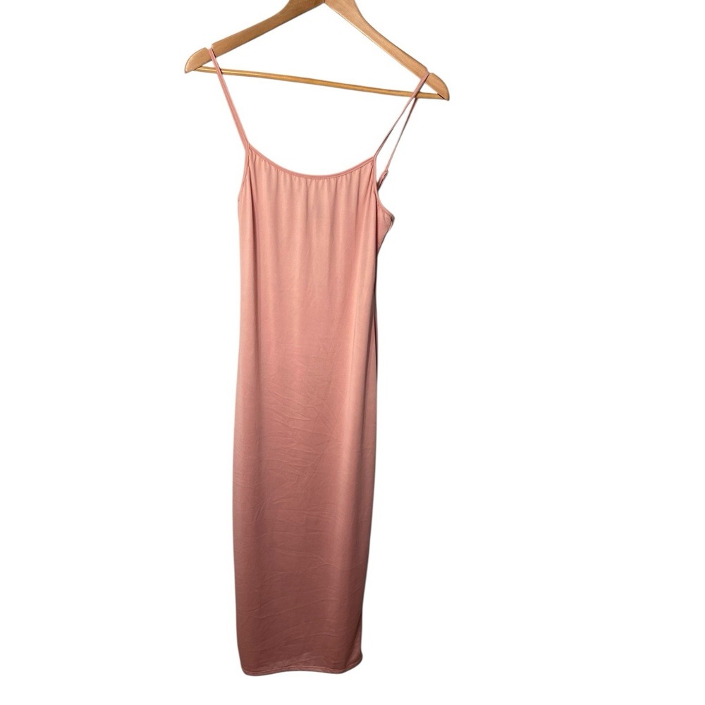 Women's Blanc Pink Slip Dress‎ Size Large